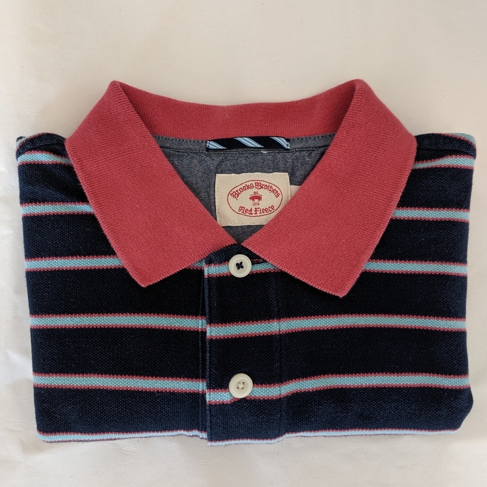 Brooks Brothers '1818' Red Fleece Men's Pique Polo